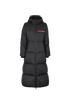 Prada Oversized Technical Re-Nylon Long Coat, &pound;950, Clothing, Black, Polyester (Polymer), Front view