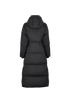 Prada Oversized Technical Re-Nylon Long Coat, &pound;950, Clothing, Black, Polyester (Polymer), Back view