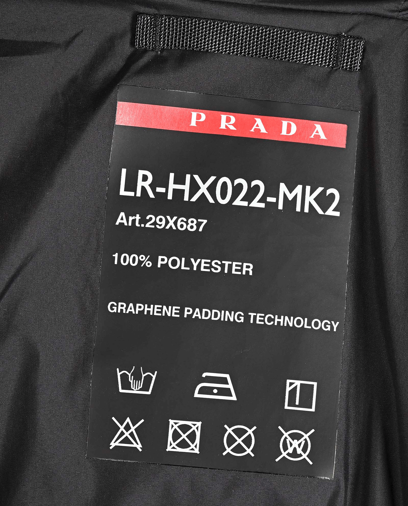 Prada Oversized Technical Re-Nylon Long Coat, &pound;950, Clothing, Black, Polyester (Polymer), Other view