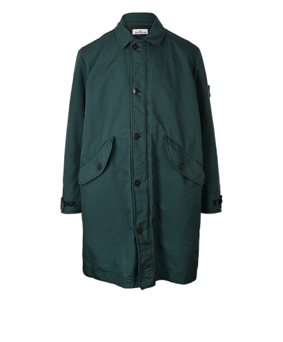 Stone Island David TC Parka, &pound;650, Clothing, Green, Polyester (Polymer), Front view