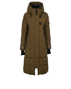 Canada Goose Long Parka, Poly/Cotton, Green, Sz S, 3*