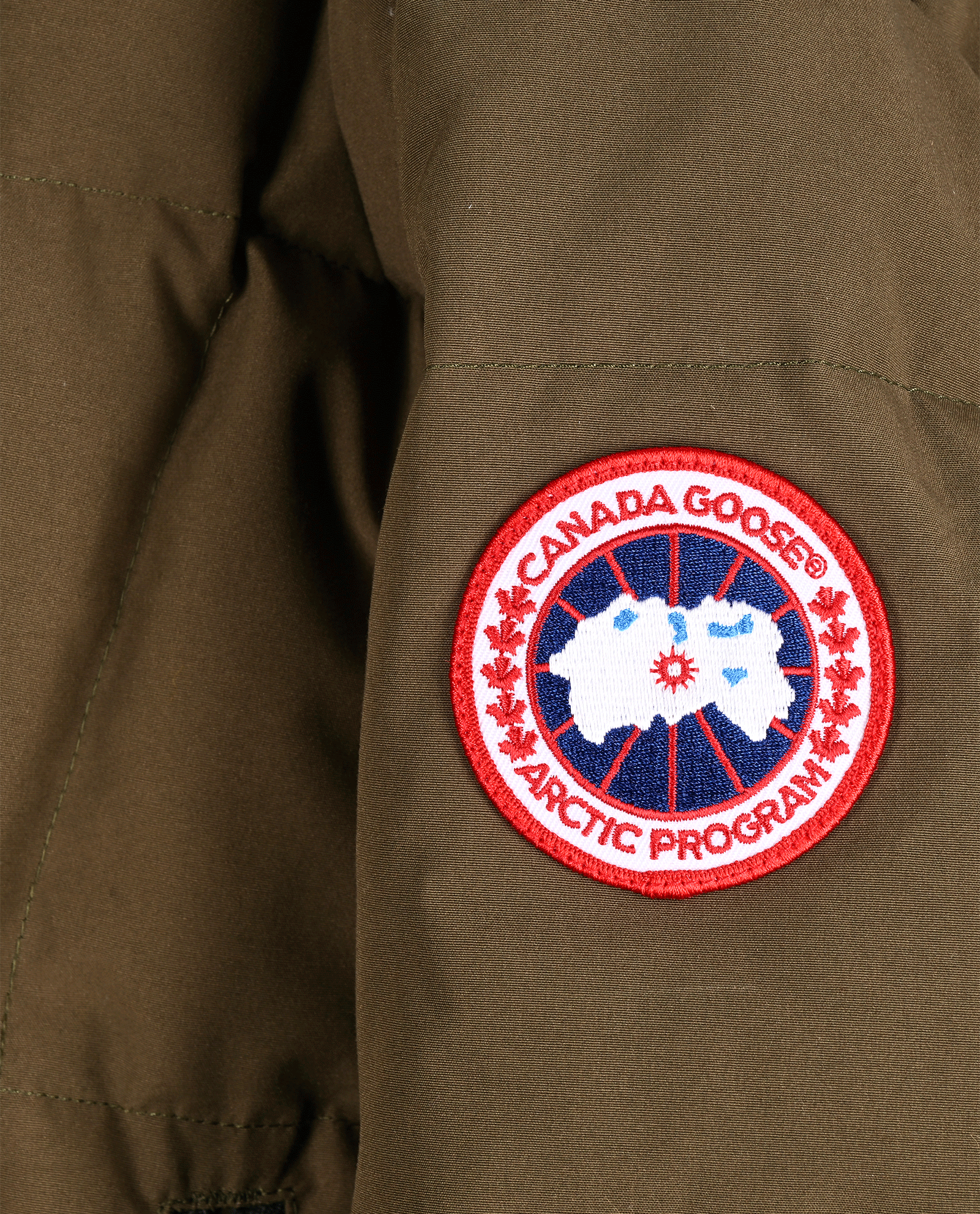 Canada Goose Long Parka, &pound;750, Clothing, Green, Cotton/Polyester (Polymer), Other view