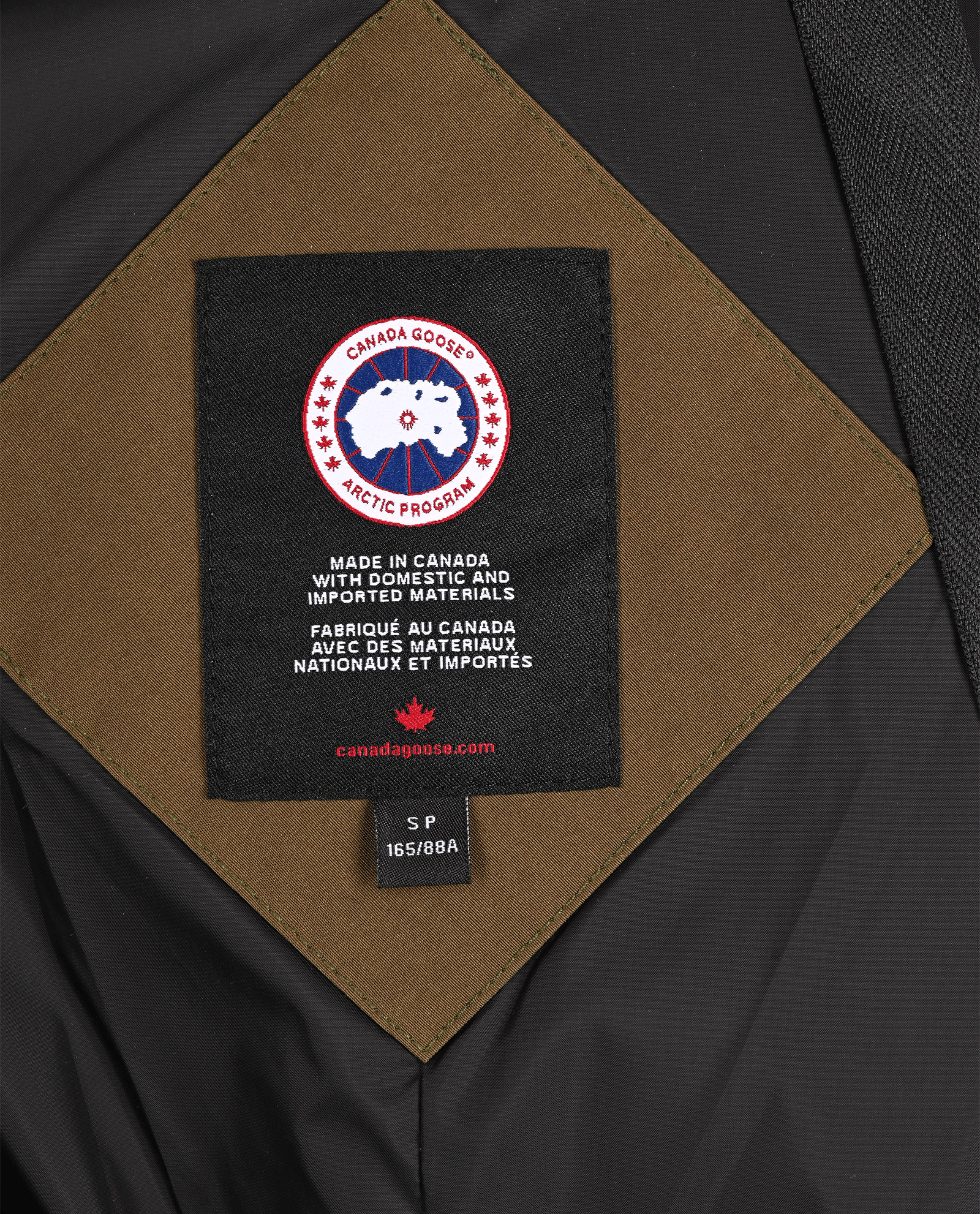 Canada Goose Long Parka, &pound;750, Clothing, Green, Cotton/Polyester (Polymer), Other view