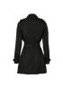 Burberry Rainproof Trench Coat, £310, Clothing, Black, Nylon, Back view
