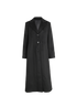 Loro Piana Long Coat, &pound;1,200, Clothing, Black, Cashmere, Front view