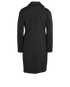 Bottega Veneta Double Breasted Coat, &pound;950, Clothing, Black, Wool, Back view
