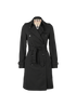 Burberry Harbourne Trench Coat, &pound;750, Clothing, Black, Cotton, Front view