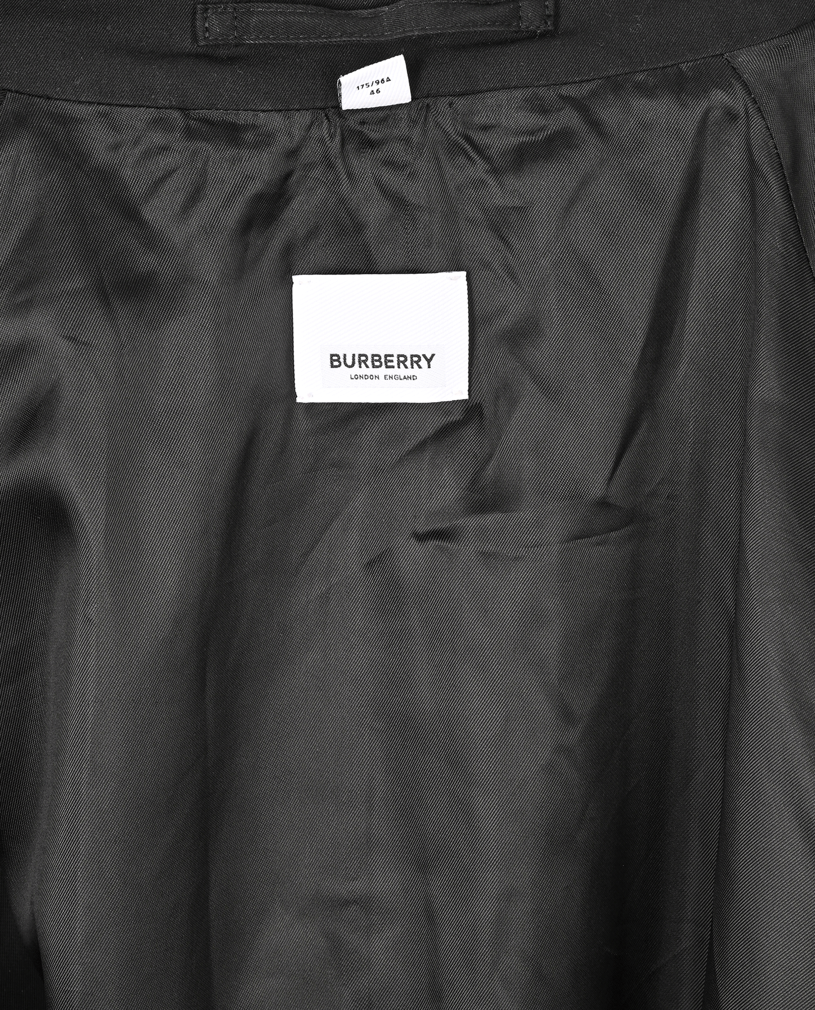 Burberry Brighton Trench Coat, &pound;750, Clothing, Black, Cotton, Other view