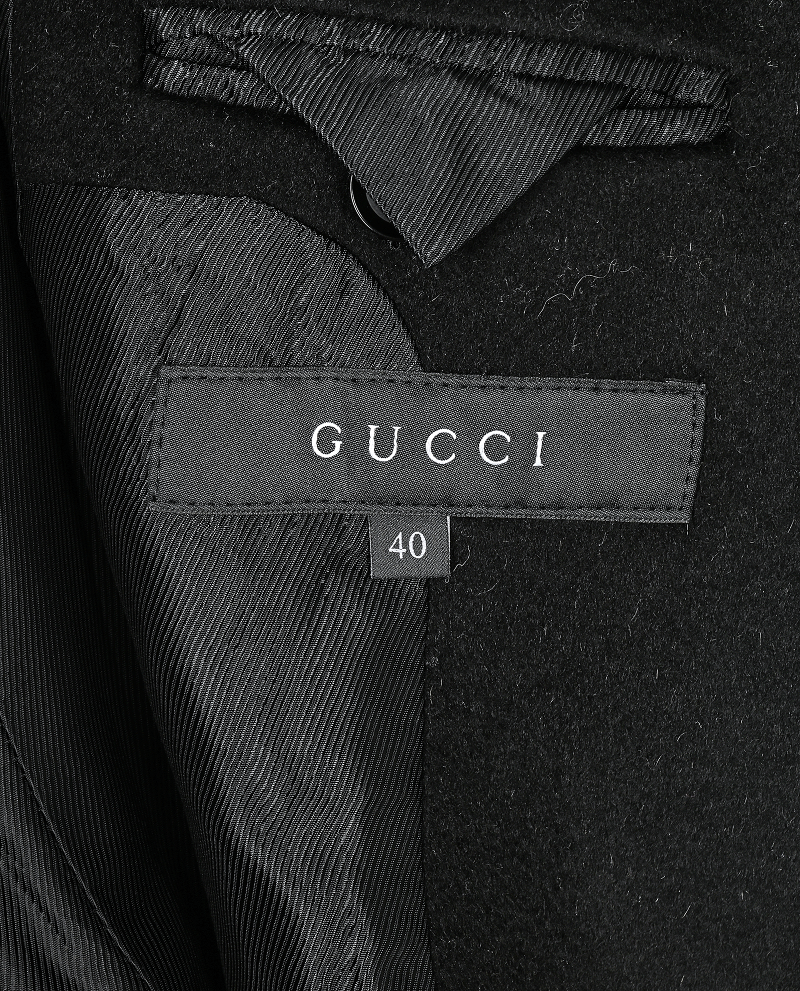 Gucci Chain Belted Short Coat, &pound;475, Clothing, Black, Wool, Other view