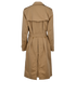 Burberry The Kensington Long Trench Coat, &pound;750, Clothing, Beige, Cotton, Back view