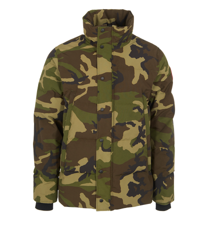 Canada Goose Wyndham Parka, &pound;650, Clothing, Green, Down Feathers, Front view