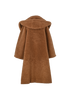 Max Mara Oversized Teddy Coat, &pound;950, Clothing, Tan, Alpaca Wool, Back view