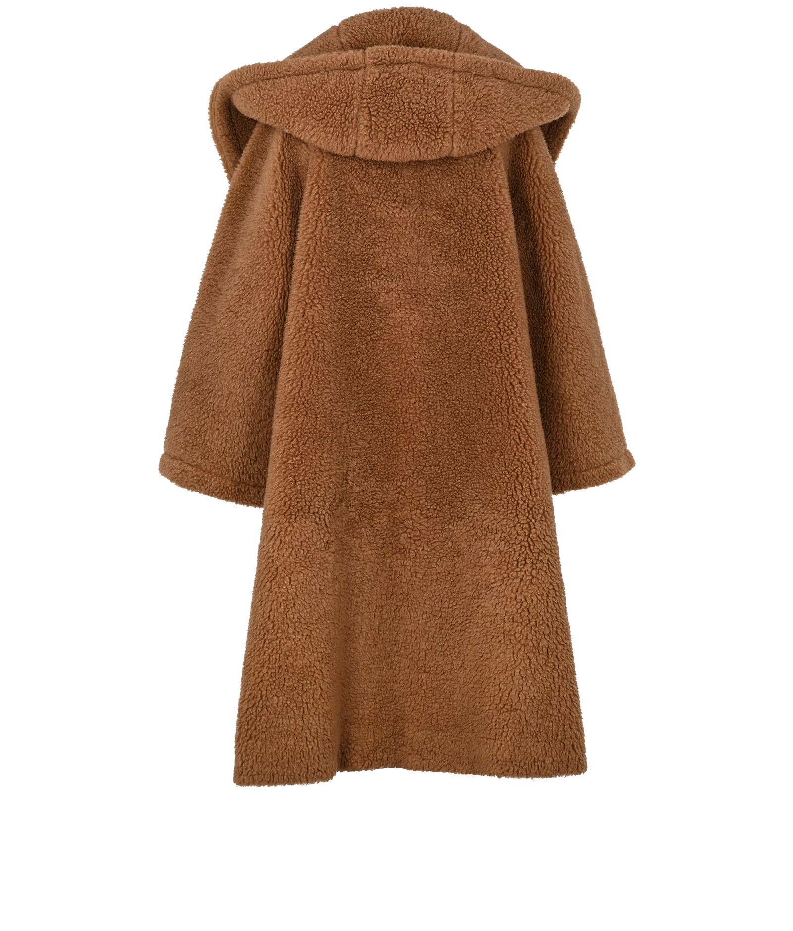 Max Mara Oversized Teddy Coat, &pound;950, Clothing, Tan, Alpaca Wool, Back view