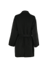 Hermes Belted Zip-Up Coat, &pound;3,100, Clothing, Black, Cashmere, Back view