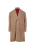 Gucci Midi Coat, &pound;690, Clothing, Beige, Wool, Front view