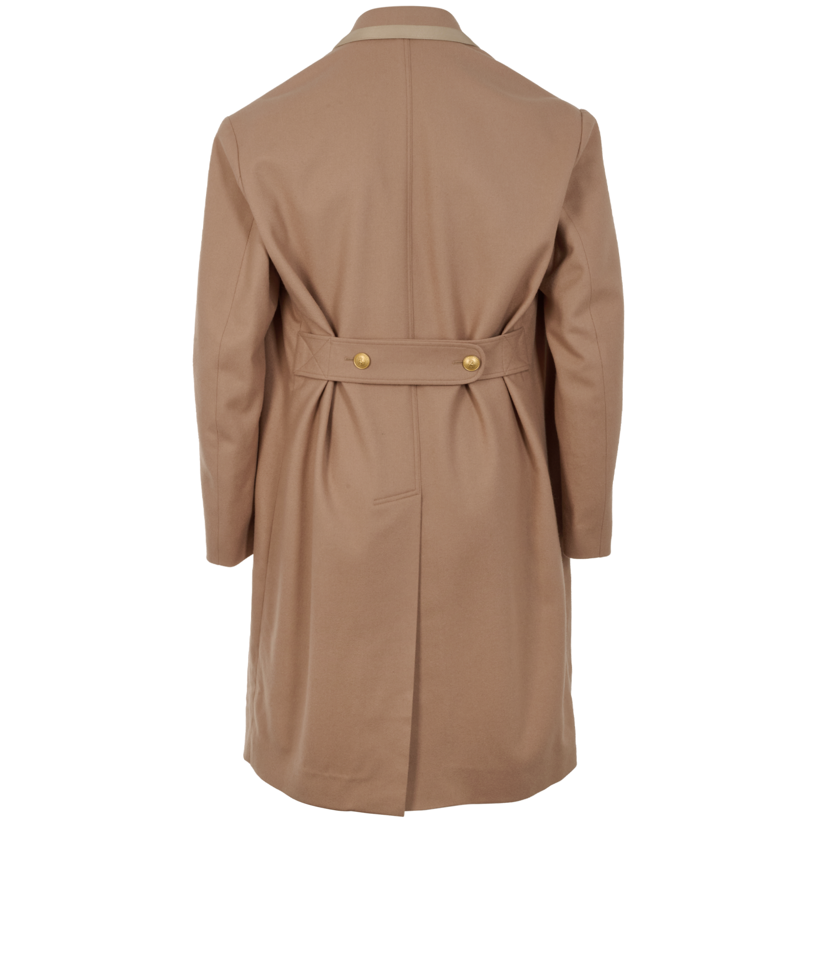 Gucci Midi Coat, &pound;690, Clothing, Beige, Wool, Back view