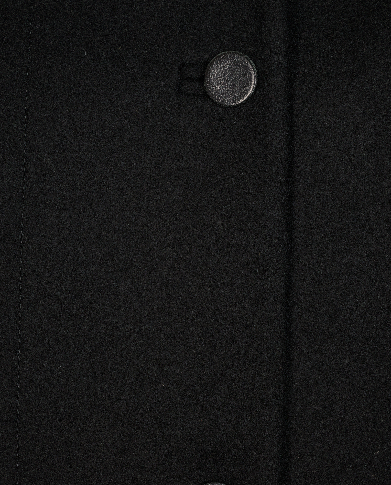 Balenciaga Single Breasted Coat, &pound;195, Clothing, Black, Wool, Other view