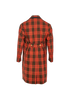 Gucci Check Coat, &pound;450, Clothing, Orange, Wool, Back view