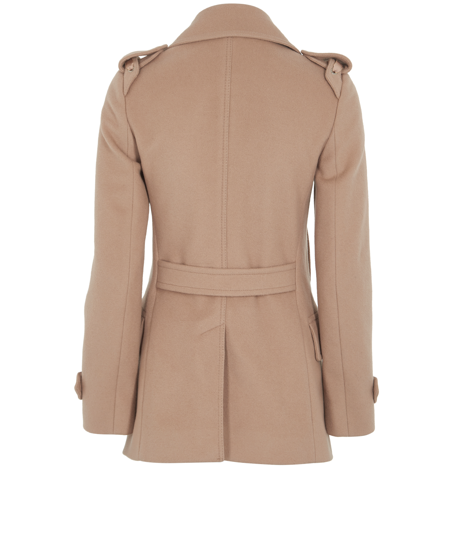 Gucci Pea Coat, &pound;620, Clothing, Beige, Wool, Back view