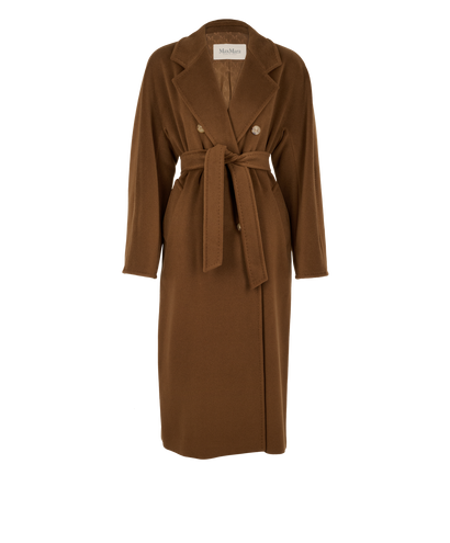 Max Mara Madame Icon Coat, &pound;950, Clothing, Brown, Wool, Front view