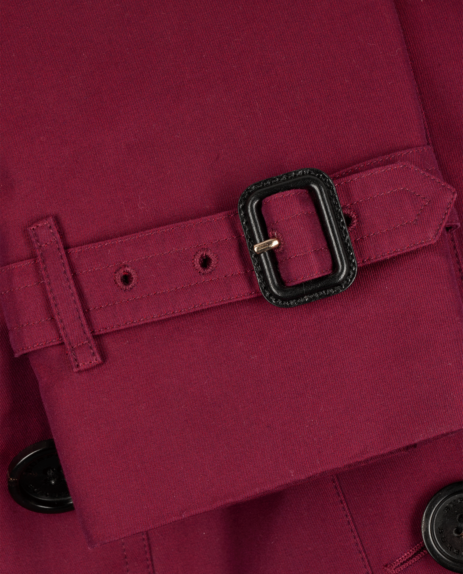 Burberry Sandringham Trench, &pound;650, Clothing, Red, Cotton, Other view