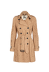 Burberry Lace Trench Coat, &pound;250, Clothing, Brown, Cotton, Front view