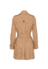 Burberry Lace Trench Coat, &pound;250, Clothing, Brown, Cotton, Back view