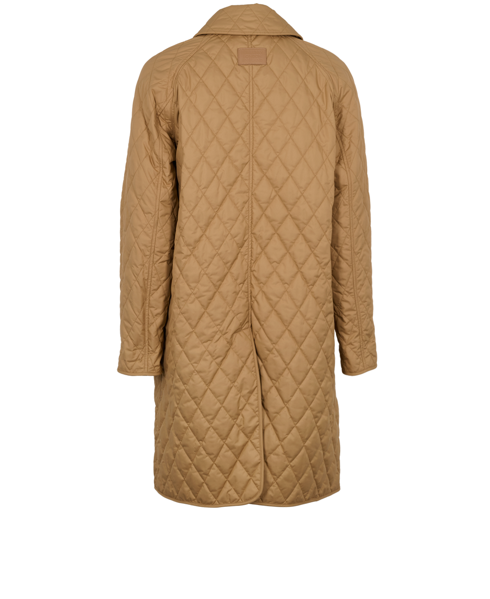Burberry Quilted Trench, &pound;350, Clothing, Brown, Polyester (Polymer), Back view