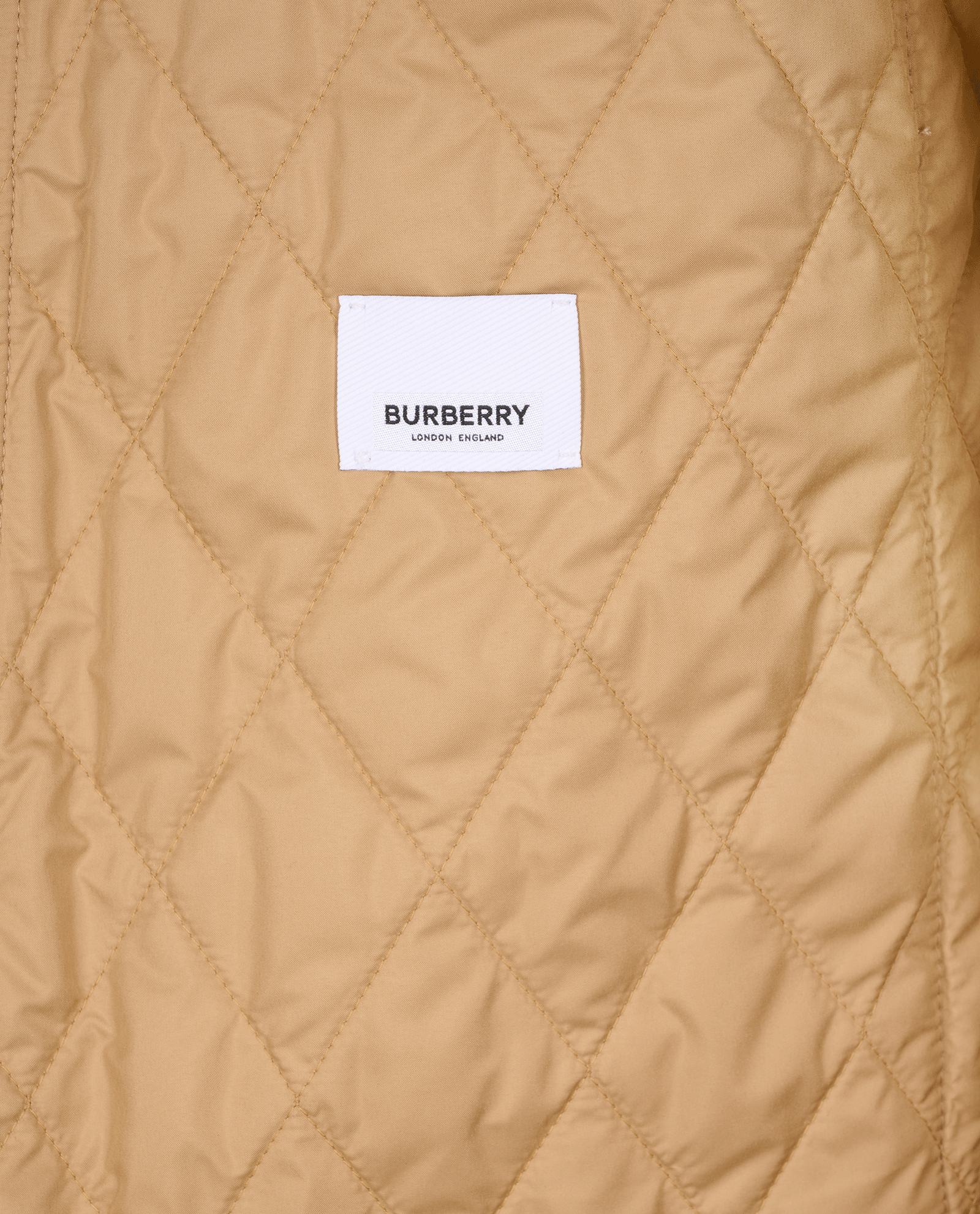 Burberry Quilted Trench, &pound;350, Clothing, Brown, Polyester (Polymer), Other view
