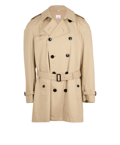 Burberry Trench Coat, &pound;650, Clothing, Beige, Cotton, Front view