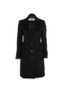 Burberry Fitted Long Coat, &pound;450, Clothing, Black, Cashmere/Wool, Front view