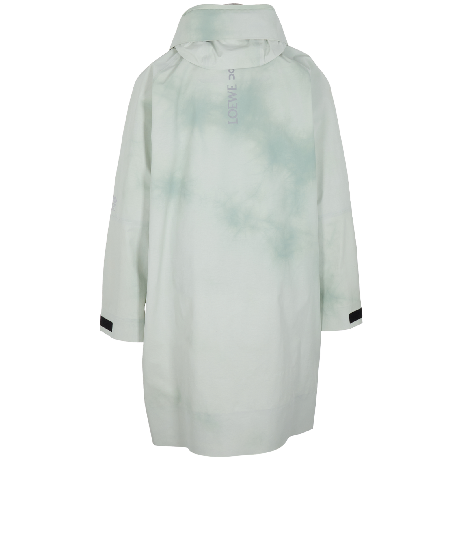 Loewe X ON Hooded Parka, &pound;650, Clothing, Green, Polyester (Polymer), Back view