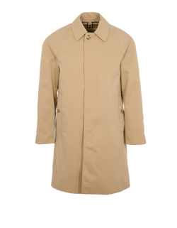 Burberry Camden Car Coat, Mens, Cotton, Beige, Sz S, 2*