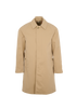 Burberry Camden Car Coat, &pound;850, Clothing, Beige, Cotton, Front view