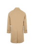 Burberry Camden Car Coat, &pound;850, Clothing, Beige, Cotton, Back view