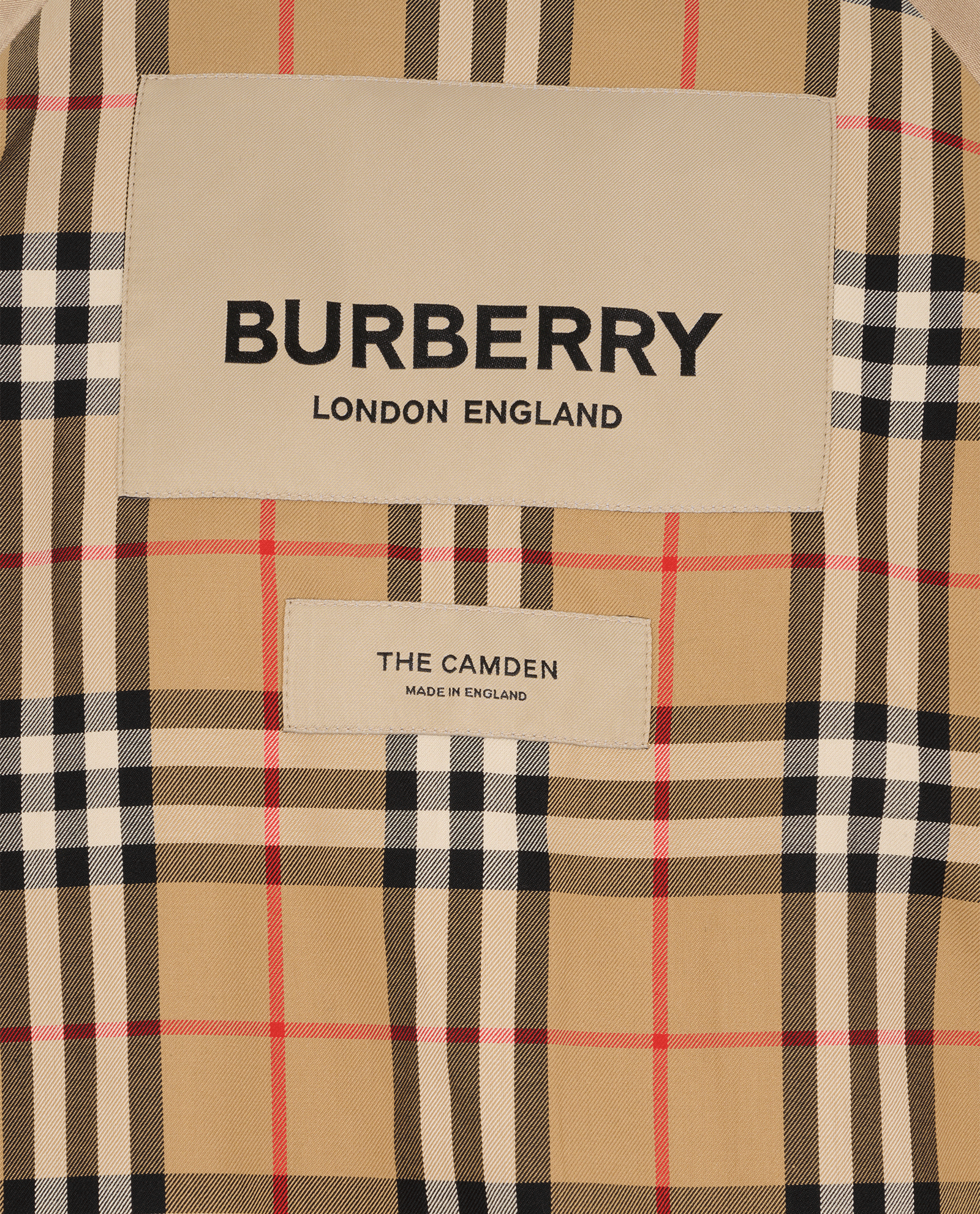 Burberry Camden Car Coat, &pound;850, Clothing, Beige, Cotton, Other view