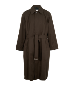 Burberry Reversible Bradford Trench, Cotton, Khaki, Sz M, 3*