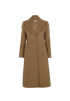 Max Mara Single-Breasted Long Coat, &pound;250, Clothing, Tan, Wool, Front view