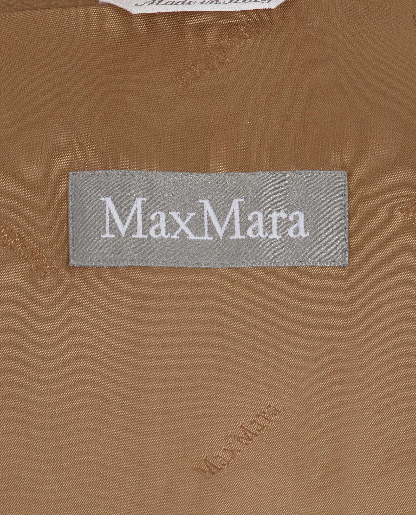 Max Mara Single-Breasted Long Coat, &pound;250, Clothing, Tan, Wool, Other view
