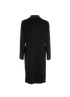 Max Mara Single-Breasted Long Coat, &pound;395, Clothing, Black, Wool, Back view