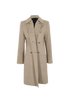 Givenchy Double-Breasted Coat, &pound;450, Clothing, Beige, Wool, Front view