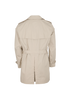 Burberry Mid-length Kensington Trench, &pound;595, Clothing, Beige, Cotton, Back view