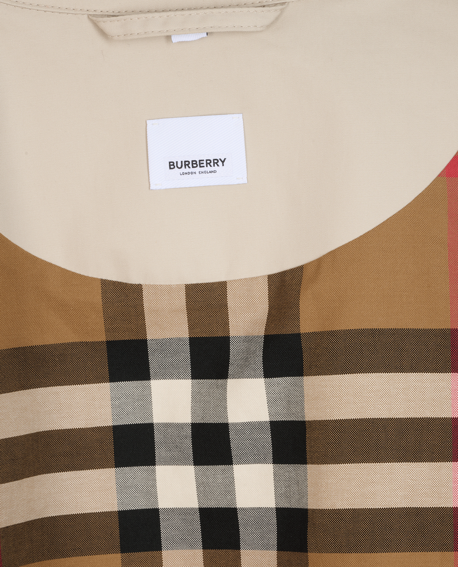 Burberry Mid-length Kensington Trench, &pound;595, Clothing, Beige, Cotton, Other view