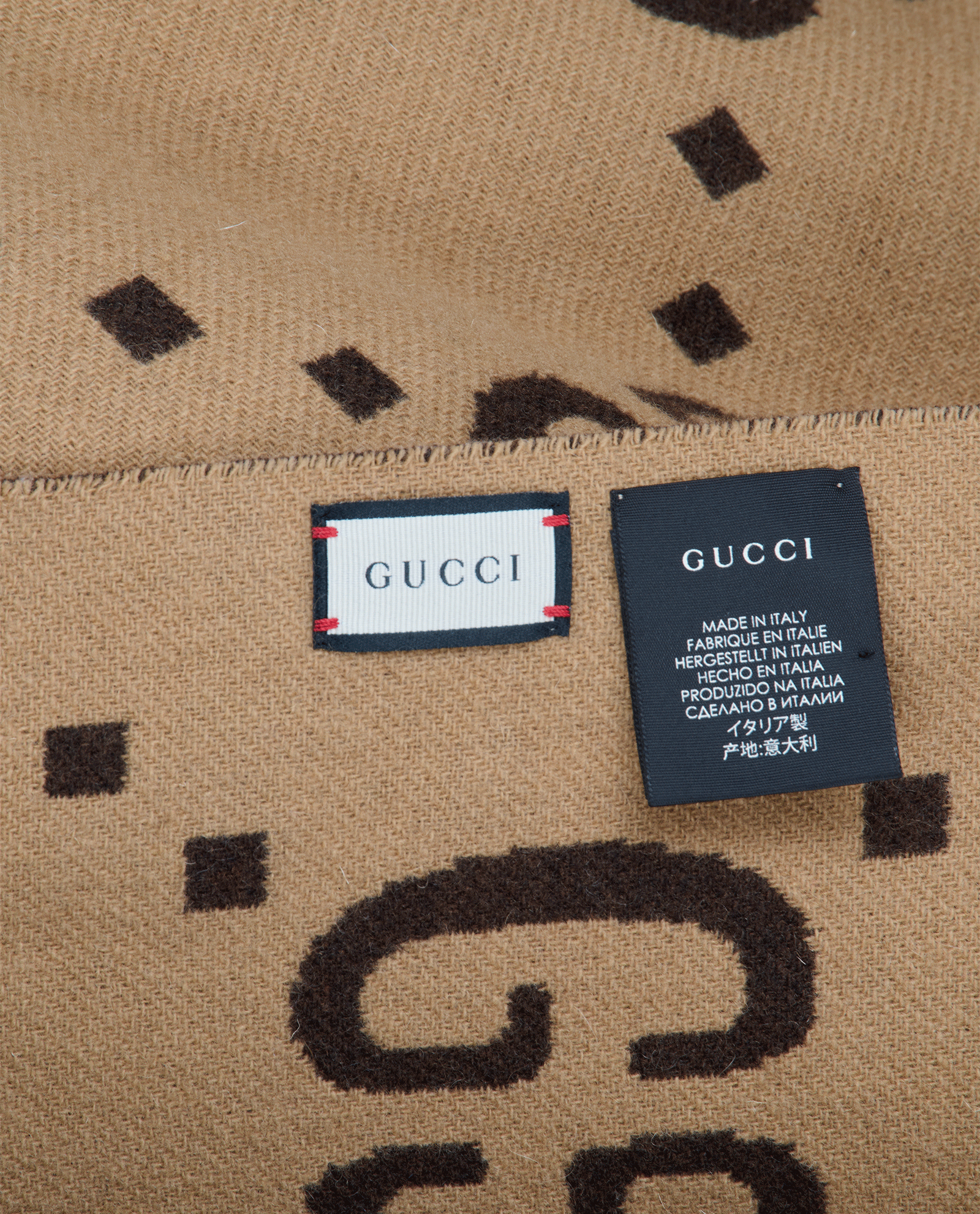 Pre-loved Gucci Reversible GG Cape - £495