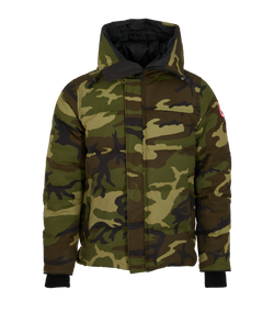 Canada Goose MacMillan Camo Parka, Mens, Poly/Cotton, Green, Sz M, 2*