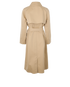 Burberry Belted Car Coat, &pound;850, Clothing, Beige, Cotton, Back view