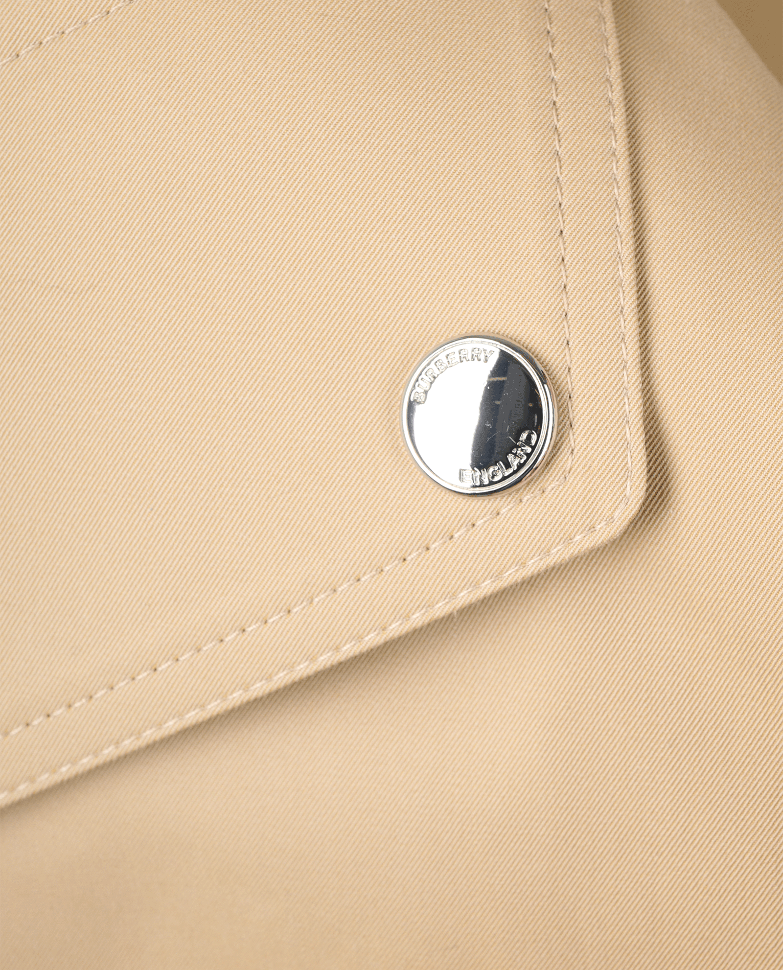 Burberry Belted Car Coat, &pound;850, Clothing, Beige, Cotton, Other view