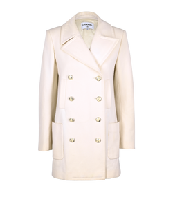 Chanel Double Breasted Short Coat - Size Womens 6