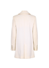 Chanel Double Breasted Short Coat, &pound;1,200, Clothing, Cream, Wool, Back view