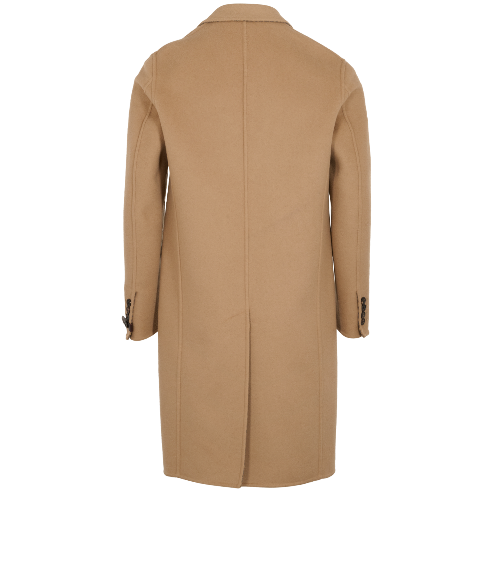 Burberry Midi Coat, &pound;420, Clothing, Beige, Wool, Back view